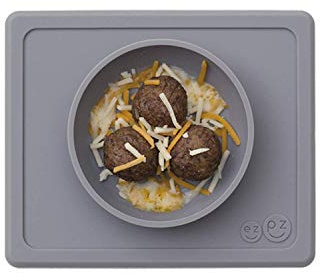 ezpz Mini Bowl - Gris oscuro - 12+ meses