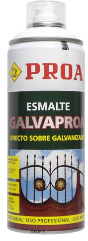 GALVAPROA SPRAY DIRECTO SOBRE GALVANIZADO. RAL 6007. 400 ML. Pintar galvanizado sin necesidad de imprimación.