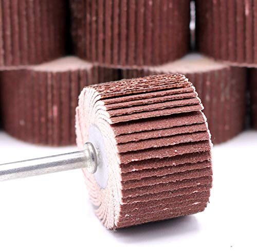 10x Schleifbänder Fächerscheibe 22mm Fächer 80er Körnung für Dremel Proxxon Zubehör Multifunktionswerkzeug