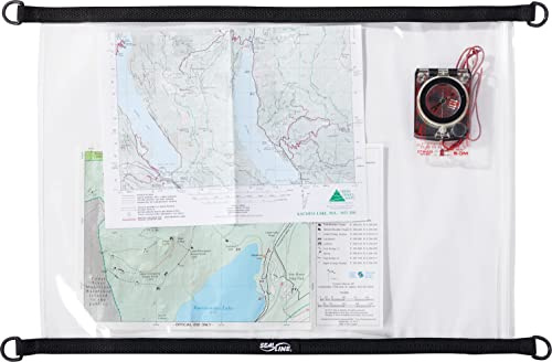 SealLine Waterproof Map Case, Clear, Large - 16 x 22