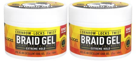 AllDay Locks Braid Gel 5oz, 2-pack (DISCONTINUED)
