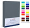Camry Spannbettlaken 140x200cm - 160x200cm Grau Baumwolle Bettlaken Jersey Spannbetttuch Oeko-Tex 100