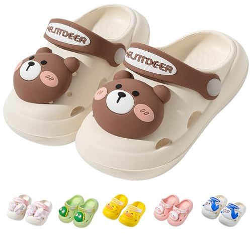 DRECAGE Mules et Sabots Enfants Pantoufles Chaussures Mixte Bébé Fille Garçon Chaussons Eté Piscine de Jardin Clogs Sandales de Plage à Enfiler