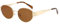 QKEPCY Unisex Retro Sonnenbrille Damen Herren Sonnenbrille Oval Metal Trendy Classic UV400 Sonnenbrillen Vintage Sunglasses