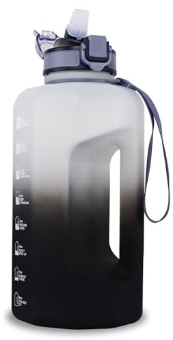 GEMFUL Bouteille d'eau réutilisable de 2,2 litres pour le sport - Sans BPA, étanche, facile à nettoyer - Parfaite pour la gym et les sports de plein air