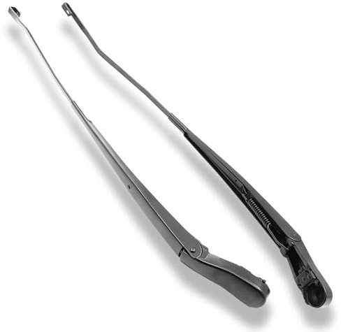 RigidWire 1 Pair Front Windshield Wiper arms kit Noiseless Rust Compatible with Dodge Ram 1500 2002-2004 Ram 2500 3500 2003-2004 Replace OE 42884 42885 55077133AA 55077132AA 55077133AB 55077132AB