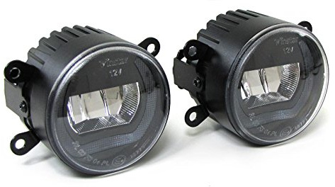 Klarglas LED Nebelscheinwerfer mit Tagfahrlicht für Suzuki Swift III IV ab 05
