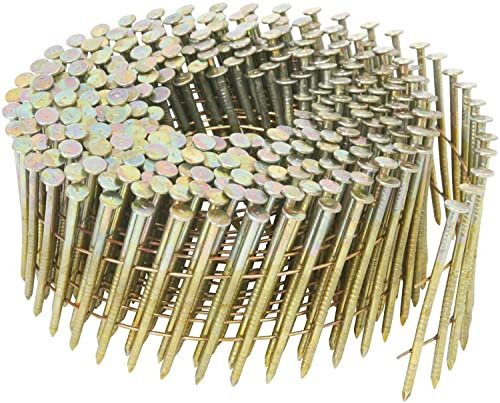 Metabo HPT Siding Nails | 2-1/4 in. x .092 in. | Wire Coil, Ring, Electro-Galvanized, Round Head | 3,600 Count | 13338HPT