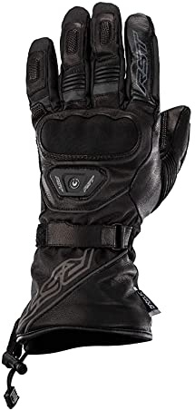RST Pro Series Paragon 6 Heated CE Mens WP Black Motorcycle Glove L