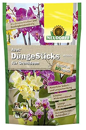 Neudorff Bâtonnets d'engrais Azet pour orchidées - 40 pièces