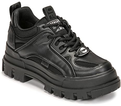 Buffalo Damen Halbschuhe Aspha Hyb Schwarz 39