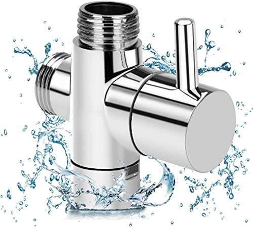 Pieza de repuesto para sistema de ducha universal, desviador de brazo de ducha para cabezal de ducha de mano y cabezal rociador fijo, desviador de ducha de 3 vías, acabado cromado