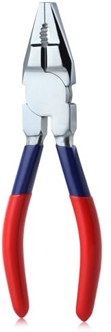 GOLD DEER Mini alicates de 6 pulgadas para linemans con mandíbula dentada, mini alicates de combinación, alicates pequeños, alicates de joyería para torcer cables de corte, tornillos de sujeción,