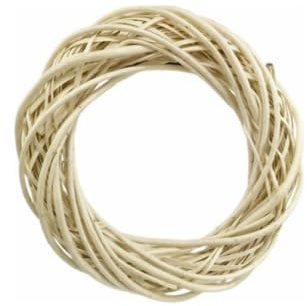 Floralcraft® 25cm Willow Ring, Natural – Wreath Making, Floral Arrangements, DIY Crafts, Weddings, Christmas & Home Décor