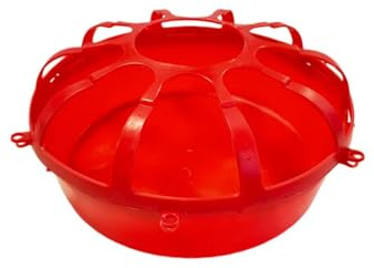 YIGZYCN AntiSpill Chicken Feeder with 10 Slot Design for Easy Feed Food Water Bowl for Poultry Bird Quails Poultry Feeder for Backyard Farm