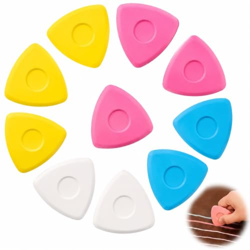 10PCS Craie De Tailleur, Craie Couture Tissu Effaçable, Crai-e Tailleur Et Sewing Chalk Pour Marquer, Quilting, Bricolage, Projets Créatifs Sur Tissus Clairs Et Foncés