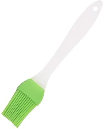 Pincel Cocina Silicona La brocha de repostería for harina se puede desmontar, utensilio for hornear pasteles silicona, aceite for barbacoa cocina(Green)