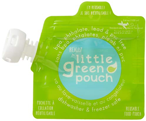 Little Green Pouch Reusable Food Pouch - 3.4 oz - 6 ct
