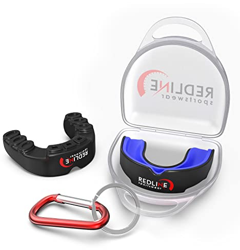 Sports Mouth Guard for Boxing, Football, MMA, Wrestling, Muay Thai, Hockey & Lacrosse Custom Fit Mouthguard for Men, Women, Kids & Youth Case Included, Comfortable, BPA Free, Braces Compatible