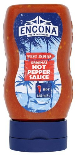 Encona West Indian Original Hot Pepper Sauce 6x285ml