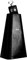 XDrum HCB-7 Cowbell - 7 Kuhglocke mit 24 cm Länge für Drums und Percussion - Glocke aus Stahl - An Schlagzeug montierbar - Schwarz