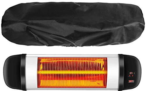 BOSKING Wall-Mounted Patio Heater Covers 420D Oxford Waterproof Dustproof Electric Infrared Heater Cover for Indoor Outdoor Garage Backyard Hanging Patio Heaters