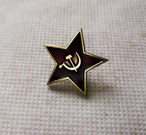 Red Star Hammer Sickle Communism Emblem Soviet Union Symbol Ussr Pin Cold War