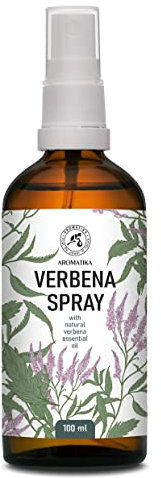 Verbena Raumspray und Lufterfrischer 100ml - Hergestellt aus Reinem Ätherischen Verbena Öl - Natürliches Duftspray - Entspannender Raumduft - Schlafspray - Eisenkraut-Öl Aromatisches Spray