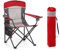 HIGH POINT SPORTS Campingstuhl Faltbar, Tragbarer Netzrücken-Camping-Klappstuhl, Robuster Angel-Rasenstuhl, Faltbarer Outdoor-Stuhl für Erwachsene, Outdoor, Garten, Terrasse (Rot)
