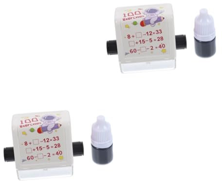 MAGICLULU Lot De 2 Mathématiques À Rouleau Pour Garçons Et Filles D'enseignement Numériques Réutilisables