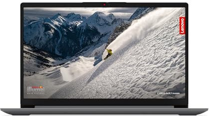 Lenovo IdeaPad 1 Gen 7 - Ordenador Portátil 15.6 FHD (AMD Ryzen 7 5700U, 16GB RAM, 512GB SSD, AMD Radeon Graphics, Wi-Fi 6, Sin Sistema Operativo), Teclado QWERTY Español, Color Gris Nube