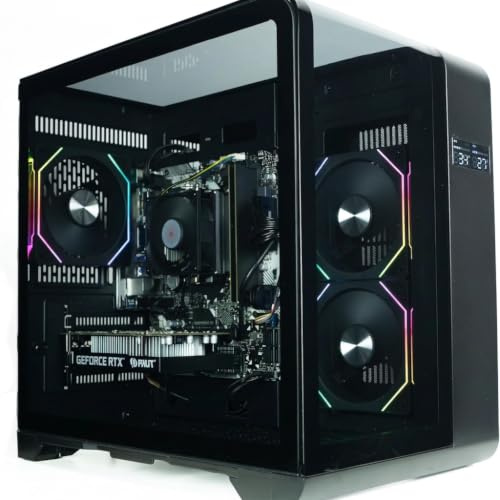 ionz Gaming PC - AMD Ryzen 5 5500, Nvidia RTX 3050, 16GB RAM, 1TB SSD, Windows 11, 500W 80+ PSU, WiFi (Curve, Black)
