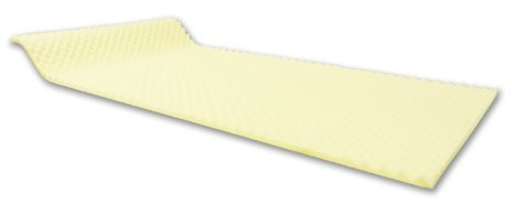 Dibapur ® Visco Noppen (140 x 200 x 3) Madrasskydd Madrassöverdrag Profil/Slät (RG55) Skumplatta