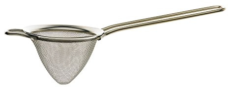 Barfly Fine Mesh Conical Strainer, Stainless Steel, 26.35 x 8.89 x 6.35 cm