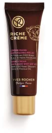Yves Rocher RICHE CRÈME Handcreme Anti-Pigmentflecken LSF 20 | Anti Aging Handpflege | Pflege für die Hände | mildert Pigmentflecken | Handcreme Damen für reife Haut