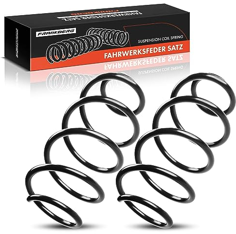 Frankberg 2x Federn Fahrwerksfeder Vorderachse Links Rechts Kompatibel mit Fabia III NJ3 NJ5 2014-Heute Polo 6C1 6R1 2009-Heute Replace# 6R0411105C