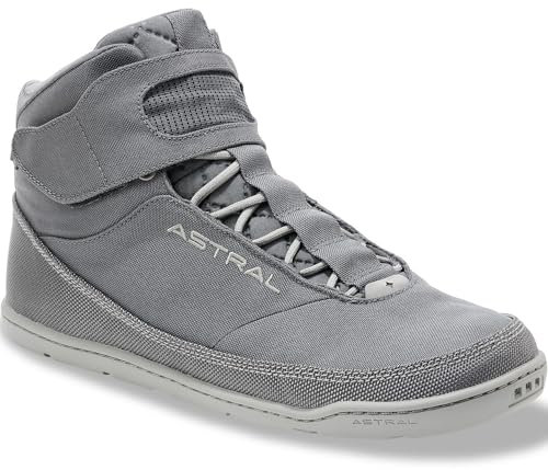 Astral Hiyak Outdoor Minimalistische Stiefel, isoliert und schnell trocknend, hergestellt für Wasser und Boot, Treibholz Grau, Mens 5.0/ Women's 6.0