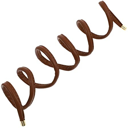 CIMAXIC Diadema De Cuero y Aluminio Ajustable Coleteros Creativos Cabello Gomas Pelo Regulación De Accesorios Pelo Para Diario