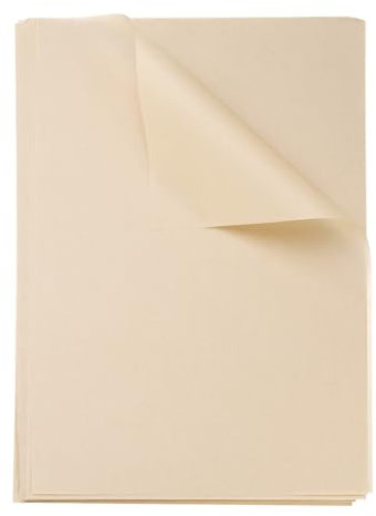 QUARKZMAN 100pz Fogli Carta Alimentare Pergamena Quadrati 40x60cm Carta Imballaggio Alimenti Secchi Assorbente Olio per Carta Forno Sandwich Cestini Picnic Hamburger Cucina, Colore Legno