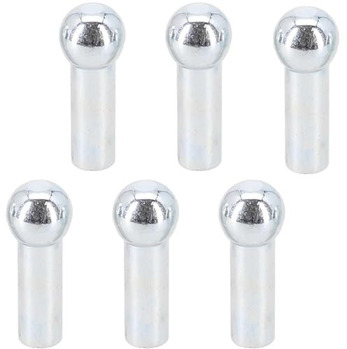 6 Pack Gym Cable Ball Stopper Gym Pulley Machine Stopper Cable Ball Terminals Wire Port Joint Parts Weight Machine Accessories Fitness Equipment Running Yoga Accessories for Home Gym Machine(6mm)