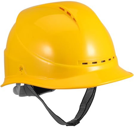 Casco Da Cantiere Ventilato Con Parasole Casco Di Sicurezza Per Uomo Vestibilità Comoda Materiale Abs Per Lavori Allaperto
