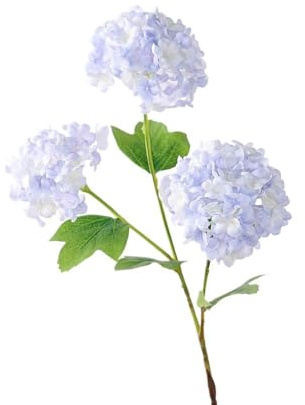 Konstgjord snöbollshortensia - Realistiska konstgjorda blommor for hem- och bröllopsdekoration(BL09Purple)