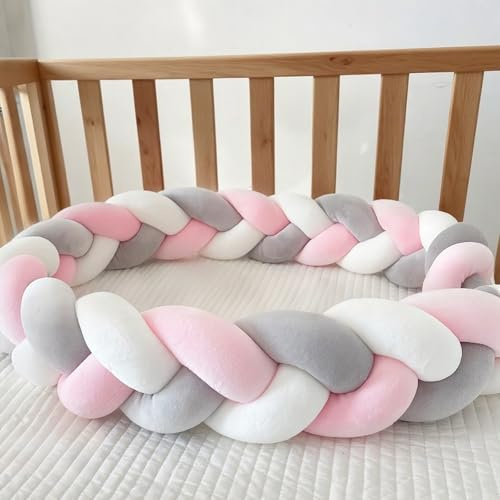 RZYW Cojin Infantil Alfombra Anticolisión para Cama Cojín Protección Cojín Protección contra Caídas Trenza Almohada de Serpiente de Nudo,S9,200CM