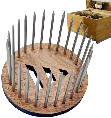 Jaula de Marcado para Abejas Jaula de Aislamiento para Cría en Apicultura | Capturador de Madera para Abejas para en Casa, Jardín, Patio, Exteriores, Granja e Interior