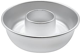 Pentole Agnelli Linea Pasticceria e Cake Design Ciambella Con Tubo, Argento, 30 cm