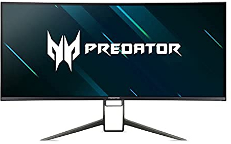 Acer Predator X38S Gaming Monitor 37,5 Zoll (95 cm Bildschirm) UWQHD, 175Hz OC, 144Hz, 1ms (G2G.), 2xHDMI 2.0, DP 1.4, höhenverstellbar, GSync Ultimate, Nvidia Reflex, Schwarz