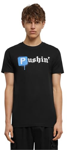 Mister Tee Camiseta Unisex Pushin P, Negro, S