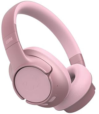 Fresh 'n Rebel Clam Core Auriculares Bluetooth Circumaurales con micrófono ENC (Llamadas, Auriculares inalámbricos Over-Ear con Botones de Volumen, 45h de autonomía (Pastel Pink)