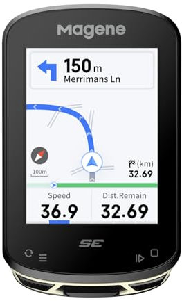Magene C506SE GPS Ciclocomputer, Display 2,4 a colori, Navigazione in Pista, Impermeabile Contachilometri, Dati Personalizzati, Bluetooth&WiFi, 11 Lingue