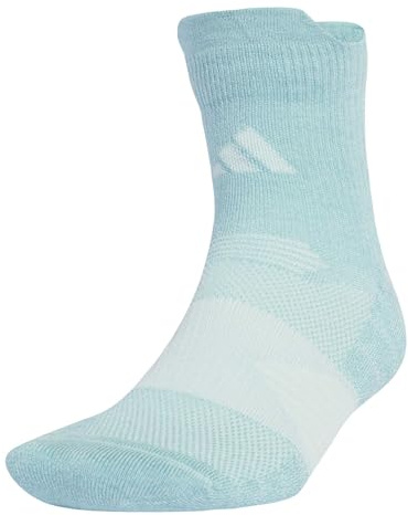 adidas Unisex RUNxCUSHIONED Sock 1PP, Mint Ton/Halo Mint, 10.5-12.5